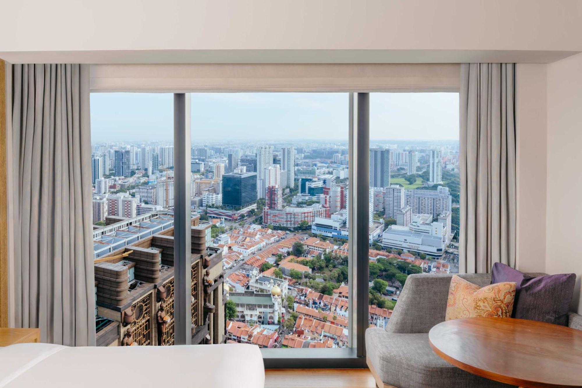 Andaz Singapore, By Hyatt المظهر الخارجي الصورة View from the living room